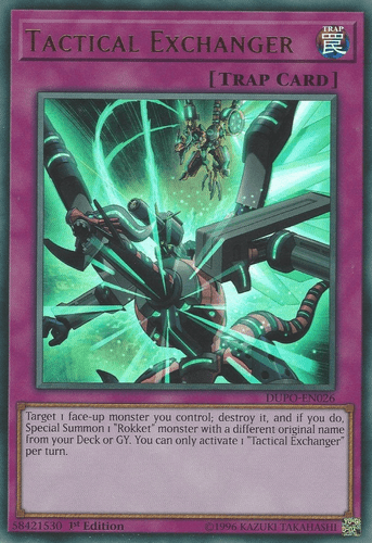 Tactical Exchanger - DUPO-EN026 Ultra Rare 1st Edition