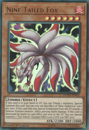 Nine-Tailed Fox - DUPO-EN031 Ultra Rare Unlimited