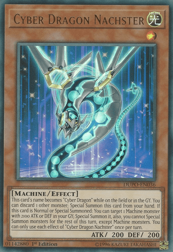 Cyber Dragon Nachster - DUPO-EN036 Ultra Rare 1st Edition