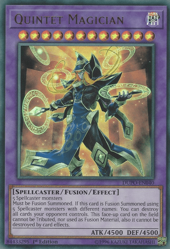 Quintet Magician - DUPO-EN040 Ultra Rare 1st Edition