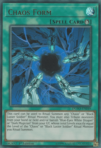 Chaos Form - DUPO-EN049 Ultra Rare 1st Edition