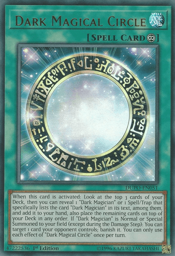 Dark Magical Circle - DUPO-EN051 Ultra Rare 1st Edition