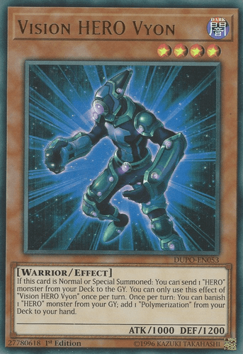 Vision HERO Vyon - DUPO-EN053 Ultra Rare Unlimited