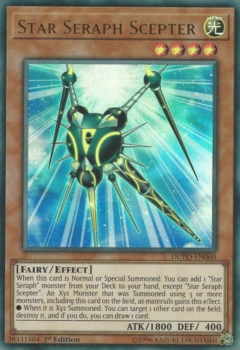 Star Seraph Scepter - DUPO-EN060 Ultra Rare 1st Edition