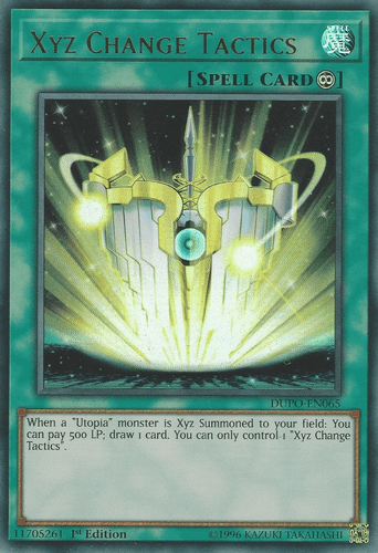 Xyz Change Tactics - DUPO-EN065 Ultra Rare Unlimited