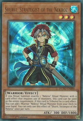 Shurit, Strategist of the Nekroz - DUPO-EN084 Ultra Rare 1st Edition