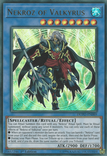 Nekroz of Valkyrus - DUPO-EN089 Ultra Rare 1st Edition