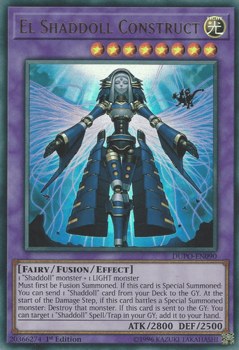 El Shaddoll Construct - DUPO-EN090 Ultra Rare Unlimited