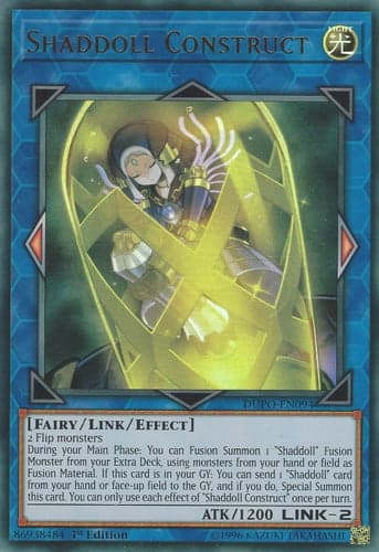 Shaddoll Construct - DUPO-EN094 Ultra Rare 1st Edition