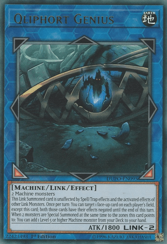 Qliphort Genius - DUPO-EN095 Ultra Rare Unlimited
