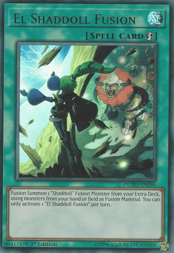 El Shaddoll Fusion - DUPO-EN096 Ultra Rare 1st Edition