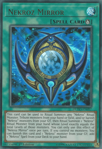 Nekroz Mirror - DUPO-EN097 Ultra Rare Unlimited
