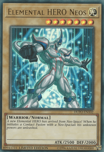 Elemental HERO Neos - DUPO-EN102 Ultra Rare Limited Edition