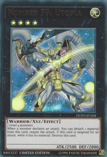 Number 39: Utopia - DUPO-EN104 Ultra Rare Limited Edition