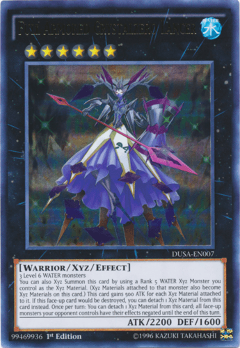 Full Armored Crystalzero Lancer - DUSA-EN007 Ultra Rare 1st Edition