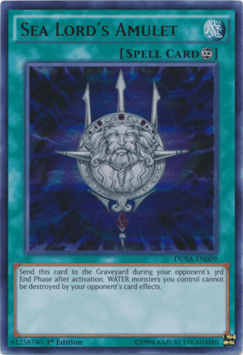 Sea Lord's Amulet - DUSA-EN009 Ultra Rare 1st Edition