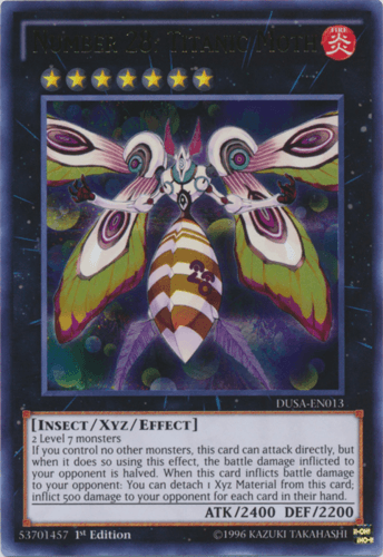Number 28: Titanic Moth - DUSA-EN013 Ultra Rare 1st Edition