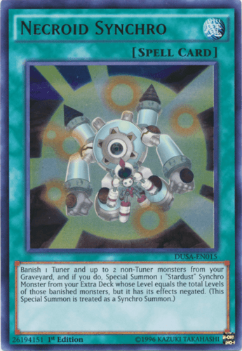 Necroid Synchro - DUSA-EN015 Ultra Rare 1st Edition