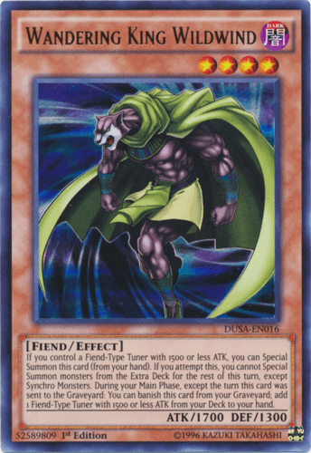 Wandering King Wildwind - DUSA-EN016 Ultra Rare 1st Edition