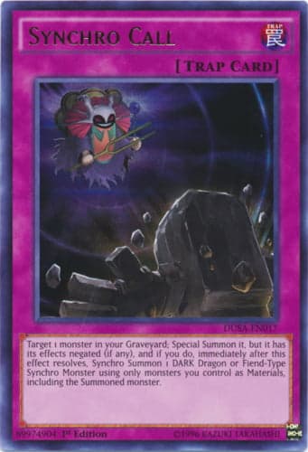 Synchro Call - DUSA-EN017 Ultra Rare 1st Edition