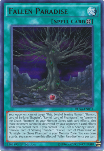 Fallen Paradise - DUSA-EN031 Ultra Rare 1st Edition