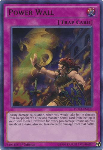 Power Wall - DUSA-EN033 Ultra Rare 1st Edition