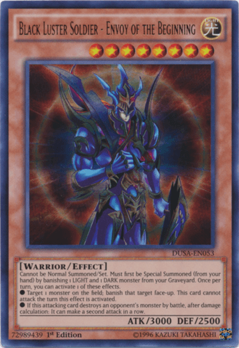 Black Luster Soldier - Envoy of the Beginning - DUSA-EN053 Ultra Rare 1st Edition