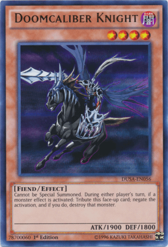 Doomcaliber Knight - DUSA-EN056 Ultra Rare 1st Edition