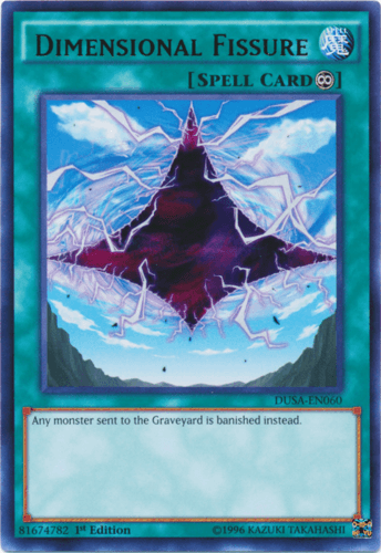 Dimensional Fissure - DUSA-EN060 Ultra Rare 1st Edition