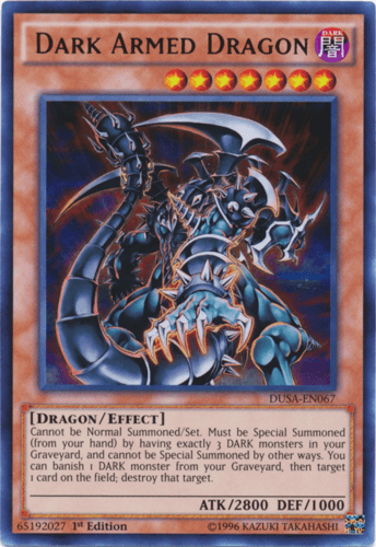 Dark Armed Dragon - DUSA-EN067 Ultra Rare 1st Edition