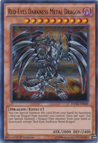 Red-Eyes Darkness Metal Dragon - DUSA-EN068 Ultra Rare 1st Edition