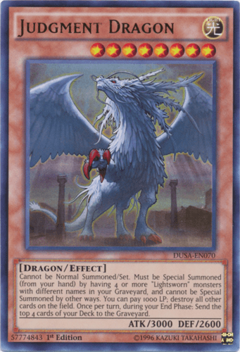 Judgment Dragon - DUSA-EN070 Ultra Rare 1st Edition