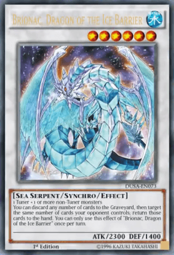 Brionac, Dragon of the Ice Barrier - DUSA-EN073 Ultra Rare 1st Edition