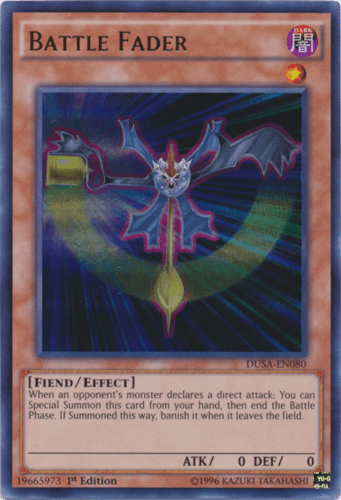 Battle Fader - DUSA-EN080 Ultra Rare 1st Edition