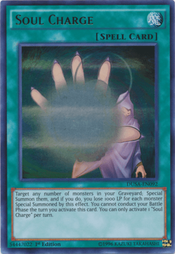 Soul Charge - DUSA-EN092 Ultra Rare 1st Edition