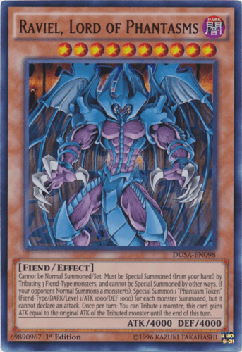Raviel, Lord of Phantasms - DUSA-EN098 Ultra Rare 1st Edition