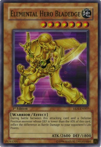 Elemental HERO Bladedge - EEN-EN007 Ultimate Rare 1st Edition