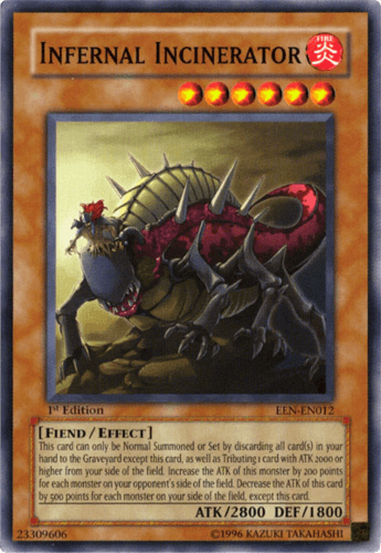 Infernal Incinerator - EEN-EN012 Common 1st Edition