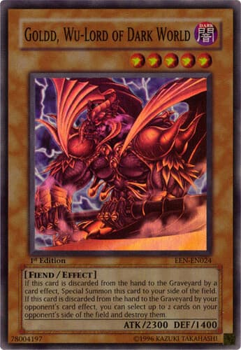 Goldd, Wu-Lord of Dark World - EEN-EN024 Super Rare Unlimited