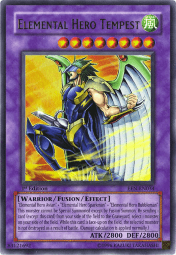 Elemental HERO Tempest - EEN-EN034 Ultra Rare Unlimited