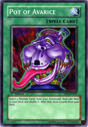 Pot of Avarice - EEN-EN037 Super Rare 1st Edition