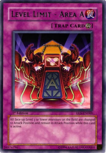 Level Limit - Area A - EEN-EN060 Rare Unlimited