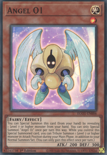 Angel O1 - EGO1-EN006 Super Rare 1st Edition