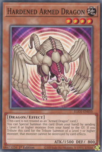 Hardened Armed Dragon - EGO1-EN010 Common 1st Edition