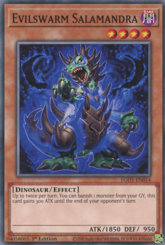 Evilswarm Salamandra - EGO1-EN014 Common 1st Edition
