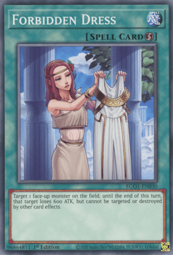 Forbidden Dress - EGO1-EN030 Common 1st Edition