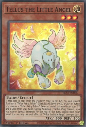 Tellus the Little Angel - EGS1-EN006 Super Rare 1st Edition