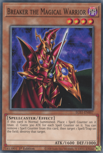Breaker the Magical Warrior - EGS1-EN007 Common 1st Edition