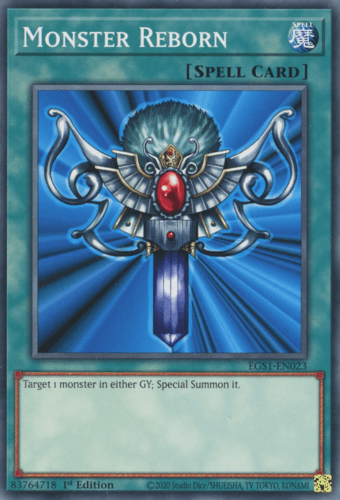 Monster Reborn - EGS1-EN023 Common 1st Edition