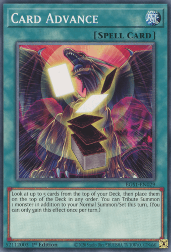Card Advance - EGS1-EN029 Common 1st Edition